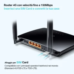 Router 4G TP-Link TL-MR150 per connessioni fino a 150Mbps