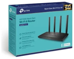 Router Tp Link ARCHER AX12 AX1500 Black