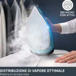 Rowenta Ferro St Vapore 2400W 40G/Min 3Imp Elettroniche Serb 250Ml
