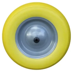 Ruota piena con assale 210 mm per carriola Avo Valsecchi 17495+17493