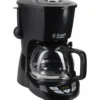 Russell Hobbs Macch Caffe Americano 975W 10 Tazze Timer Dettagli Acciaio Nero