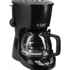 Russell Hobbs Macch Caffe Americano 975W 10 Tazze Timer Dettagli Acciaio Nero