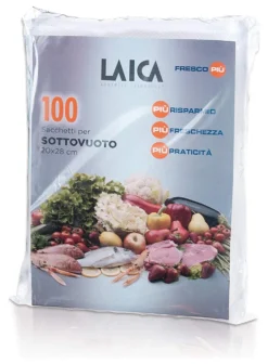Sacchetti sottovuoto Laica VT3501 FRESCO PIU 20x28 cm