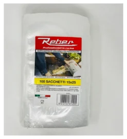 Sacchetti sottovuoto Reber 6745 N Goffrati 15x25 cm