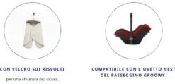 Sacco invernale Janè 80498 U09 ENVELOPE universale Pale