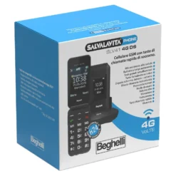 Salvalavita phone BEGHELLI SLV41 4G con doppio schermo