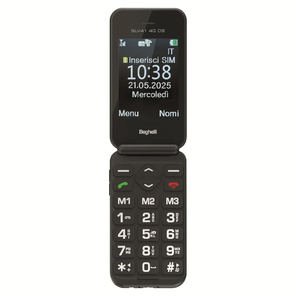 Salvalavita phone BEGHELLI SLV41 4G con doppio schermo