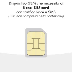 Salvalavita phone Beghelli SLV30N-GPS Plus Ecodesign con Dual SIM