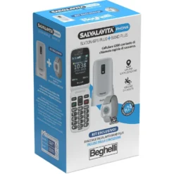 Salvalavita phone Beghelli SLV30N-GPS Plus Ecodesign con Dual SIM