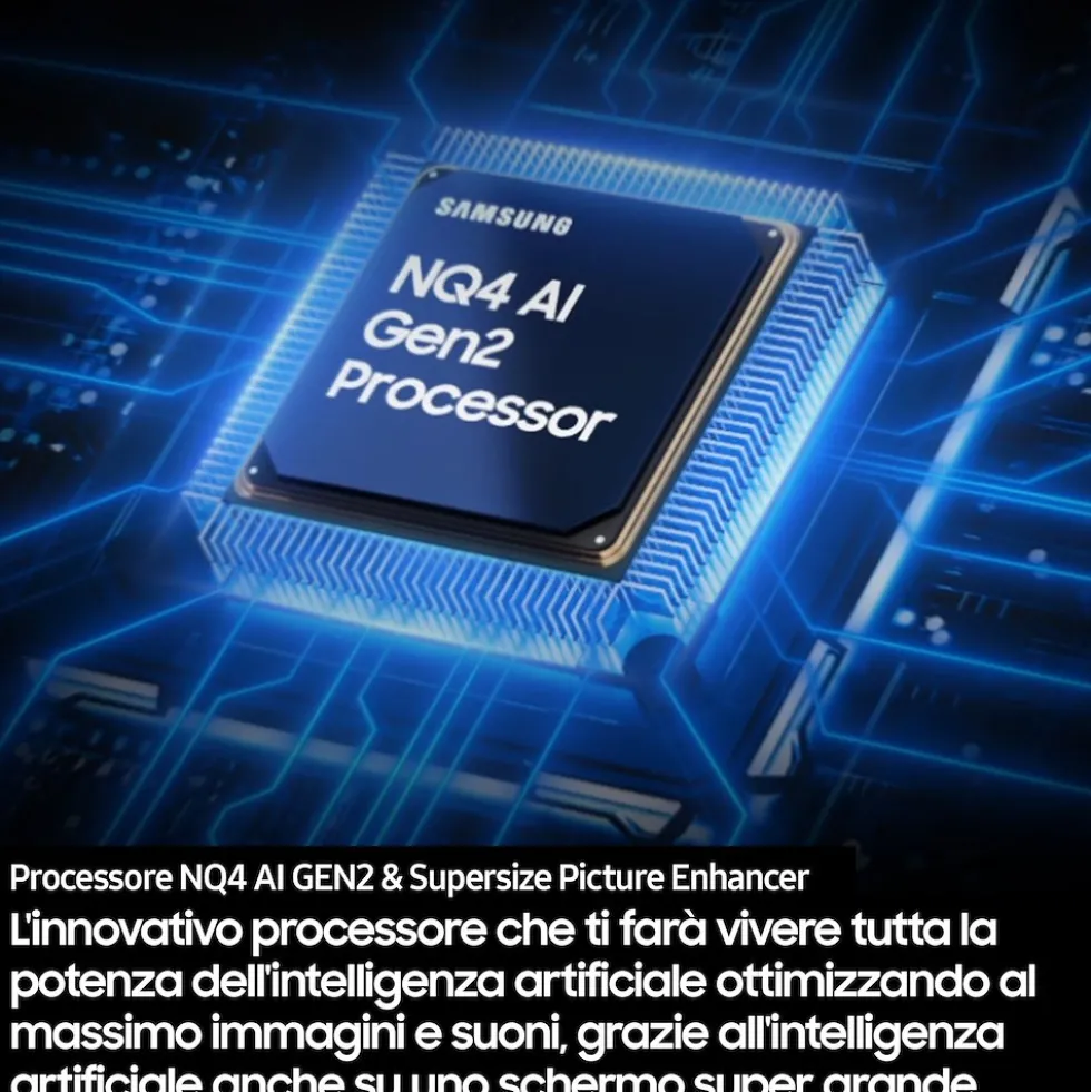 Samsung Neo QLED TV 100" QE100QN80FUXZT con processore NQ4 AI Gen2