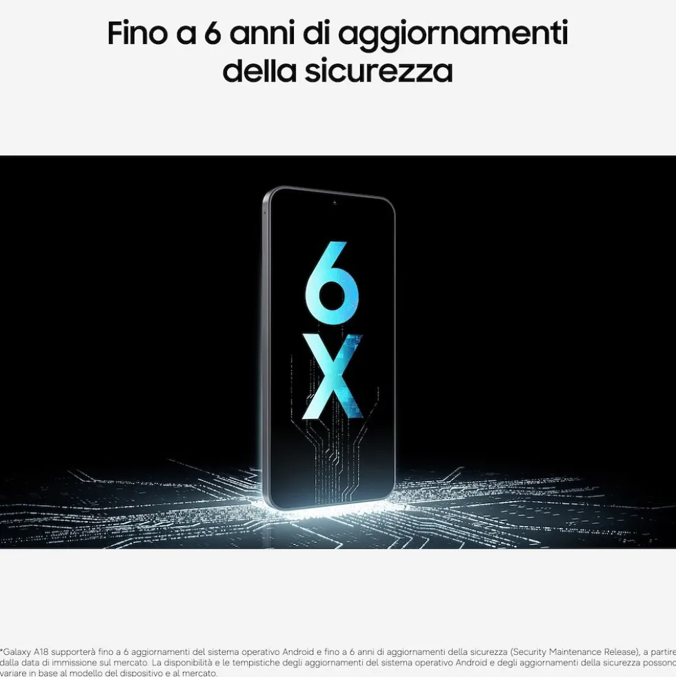 Samsung S.phone Galaxy A18 4G 4/128Gb Silver Tim