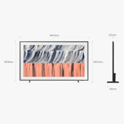 Samsung Tvc Qled 43 Frame 4K 50 Hz,Schermo Antiriflesso, Staffa Muro Inclusa
