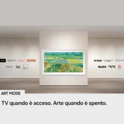 Samsung Tvc Qled 43 Frame 4K 50 Hz,Schermo Antiriflesso, Staffa Muro Inclusa