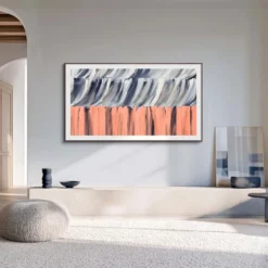 Samsung Tvc Qled 43 Frame 4K 50 Hz,Schermo Antiriflesso, Staffa Muro Inclusa