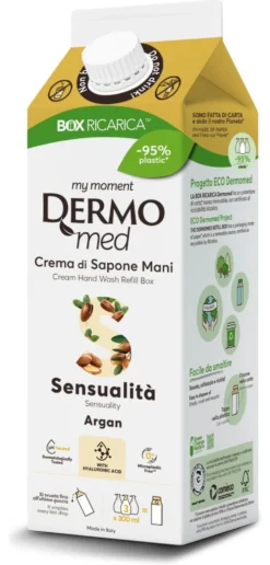 Sapone liquido Dermomed 70918 MY MOMENT Sensualità argan in crema