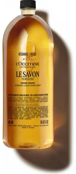 Sapone liquido L'Occitane en Provence ricarica verbena karité confort
