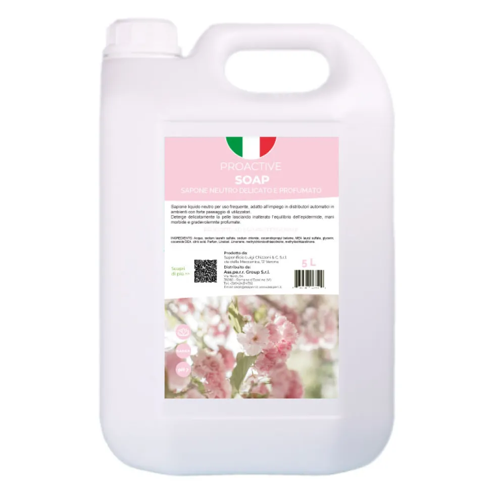 Sapone mani neutro delicato ProActive Soap 5 litri
