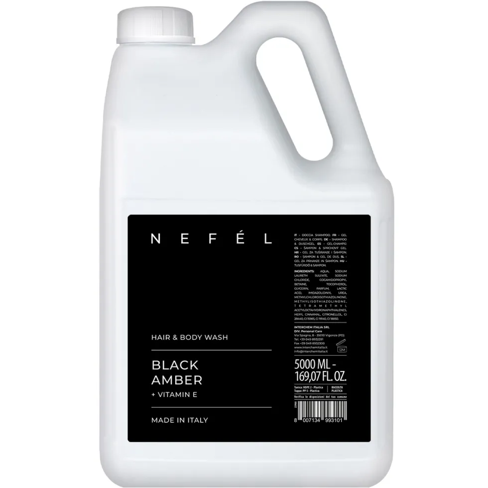 Sapone viso e mani Black Amber 5 litri - Nefel
