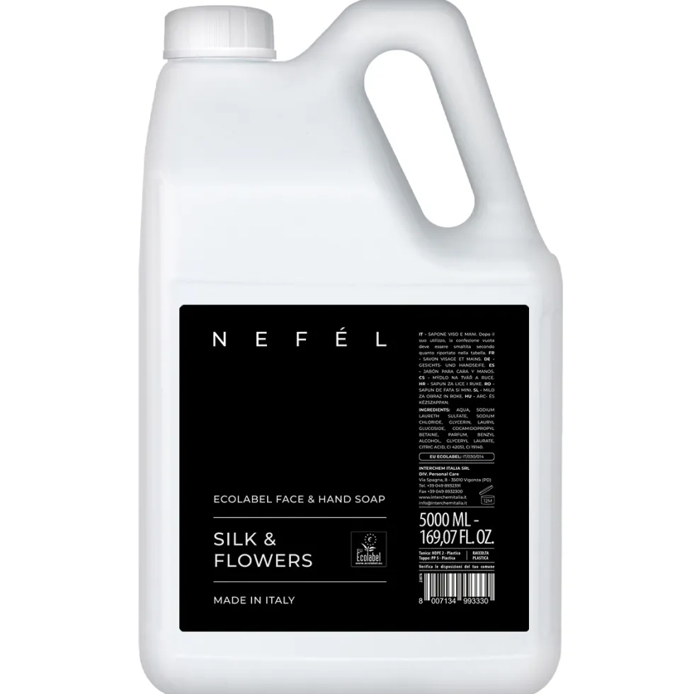 Sapone viso e mani Silk Flowers 5 litri - Nefel