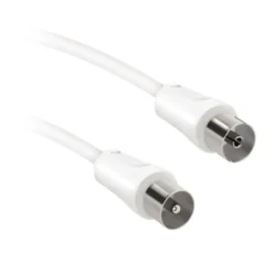 Sbs Cavo Antenna 9,5Mm M-F + Adatt. M/F3Mt Bianco