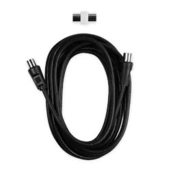 Sbs Cavo Antenna 9,5Mm M-F + Addatt.m/F1,8Mt Nero