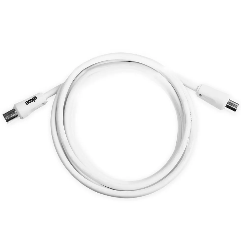 Sbs Cavo Antenna 9,5Mm M-F 1,8Mt Bianco Bulk