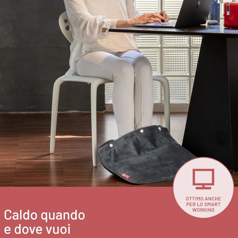 Scaldapiedi Imetec Intellisense Feet 48x50 cm, 5 temperature