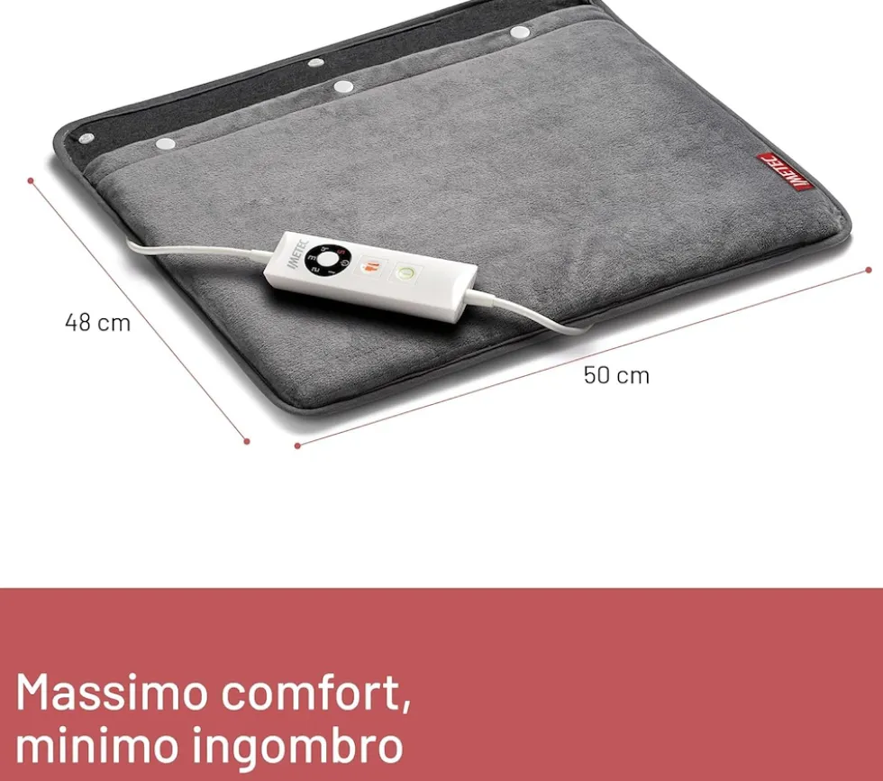 Scaldapiedi Imetec Intellisense Feet 48x50 cm, 5 temperature