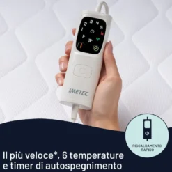 Scaldasonno Imetec Adapto Maxi Anallergico Trapuntato Singolo