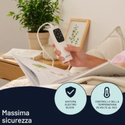 Scaldasonno Imetec Adapto Maxi Anallergico Trapuntato Singolo