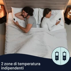 Scaldasonno Immetec 16634 Adapto matrimoniale in lana merino