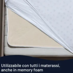 Scaldasonno Immetec 16634 Adapto matrimoniale in lana merino