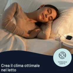 Scaldasonno singolo Immetec 16632 Adapto in lana merino