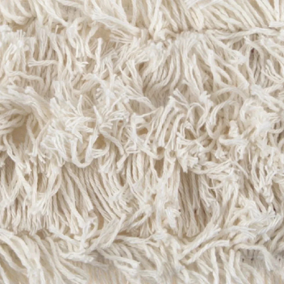 Scatola 5 frange in Cotone con lacci da 130 cm.