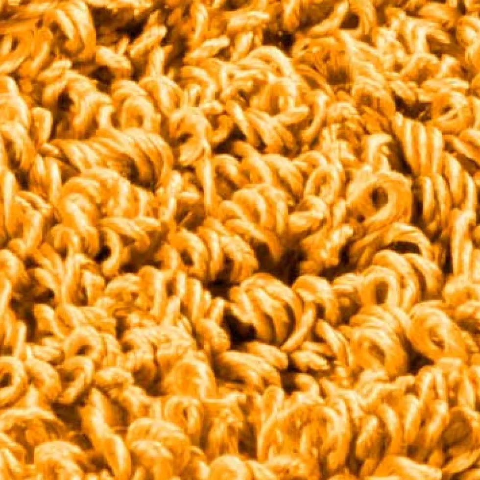 Scatola 5 frange Velcro System Microriccio giallo da 40 cm.