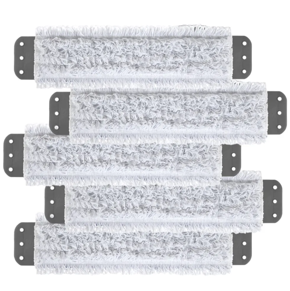 Scatola 5 frange Wet System Eco in microfibra da 40 cm.
