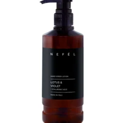 Scatola 6 pezzi crema corpo e mani Lotus e Violet 480 ml - Nefel
