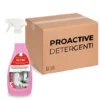 Scatola 12 pezzi di detergente anticalcare ProActive bagno flowery 750 ml