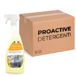 Scatola 12 pezzi di detergente disincrostante per forni e piastre ProActive 750 ml