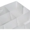 Scatola salvaspazio Domoliving 911000 Organizer cassetto 12p Bianco tr
