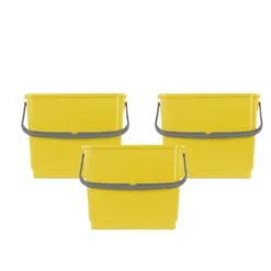 Scatola 3 secchi gialli da 4 Lt.