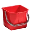 Scatola 2 secchi in moplen rosso da 15 Lt.