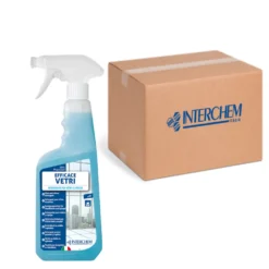 Scatola 6 spray detergente Efficace Vetri 750 ml