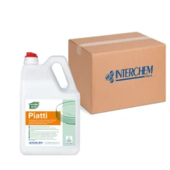 Scatola 4 taniche detergente stoviglie manuale Verde Eco Piatti 5 litri