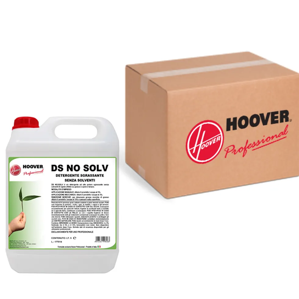 Scatola 4 taniche DS No-Solv Detergente sgrassante senza solventi