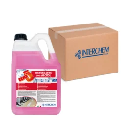 Scatola 4 taniche UNI5 Detergente con alcool lt 5