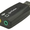 Scheda audio Manhattan 150859 Iusb Dac 879 Black