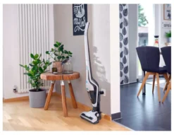 Scopa elettrica batteria Leifheit 11927 ROTARO POWERVAC 2in1 16V White