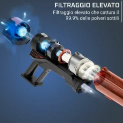 Scopa elettrica Rowenta X-Force 8.80 Animal Care senza filo 250W