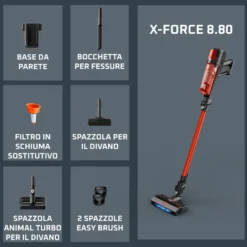 Scopa elettrica Rowenta X-Force 8.80 Animal Care senza filo 250W